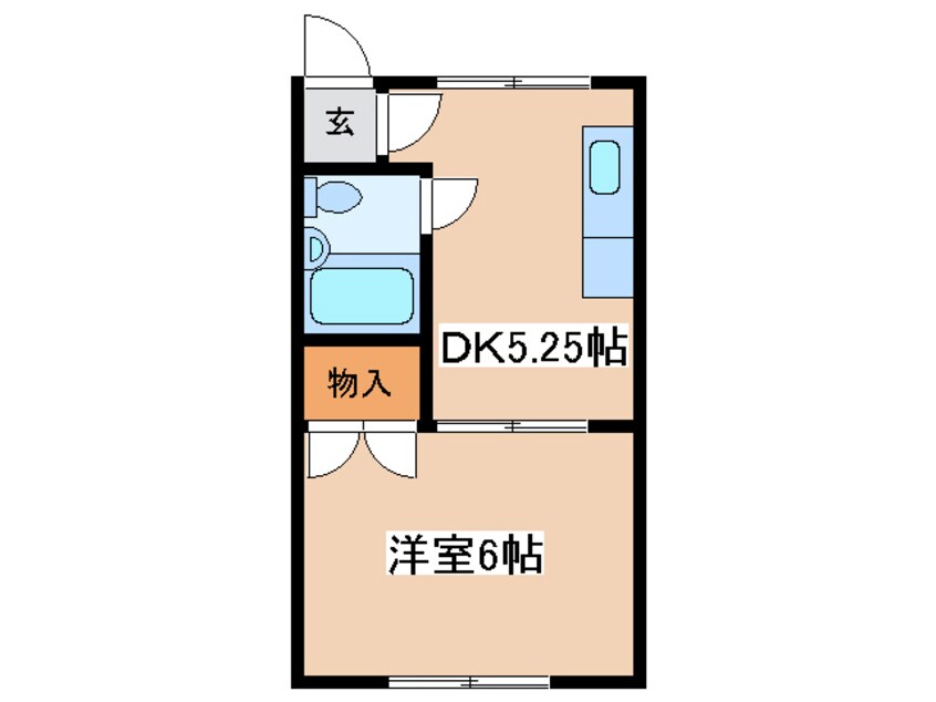 間取図 コーポつぼい