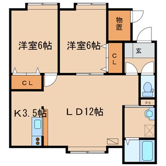 間取図 ハスコート大町