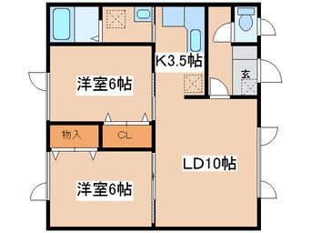 間取図 コーポパークサイド