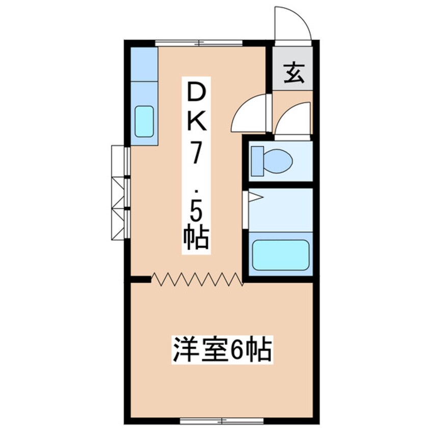 間取図 ファイブヤード川北