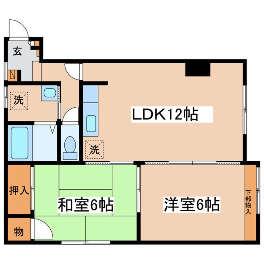 間取図 サンハイム春日Ⅰ