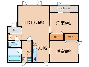 間取図 アロハ