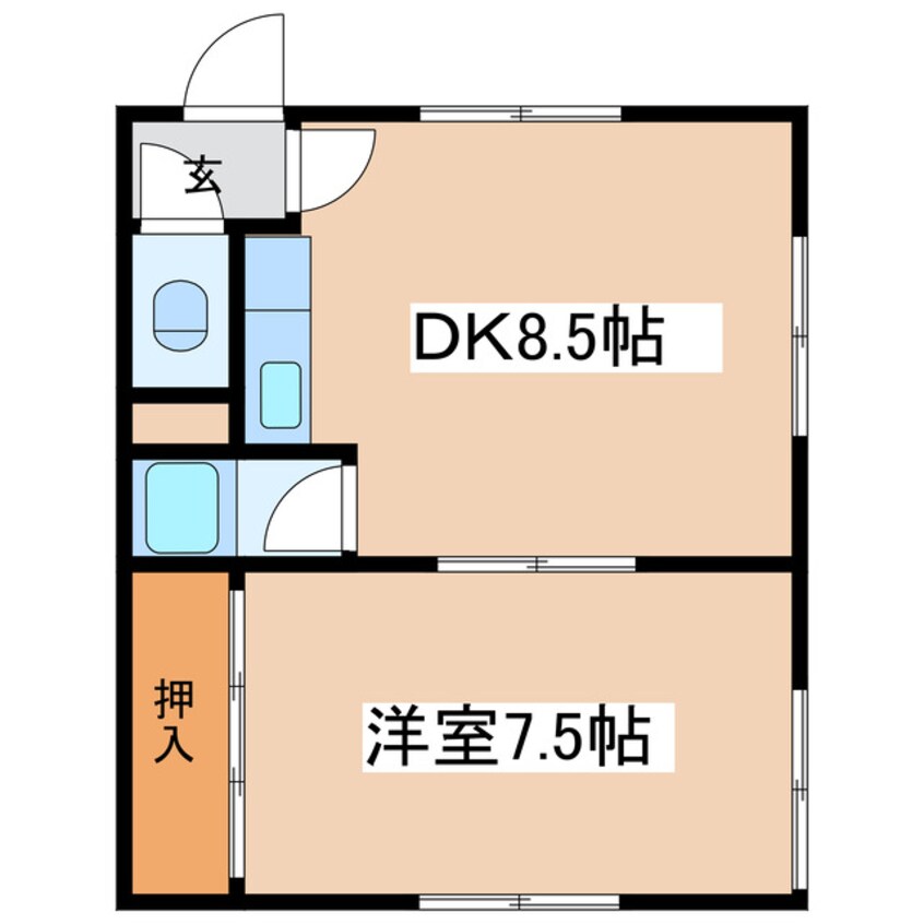 間取図 サンハイツNo.2