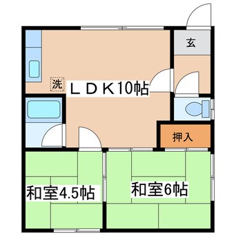 間取図 横川マンションＡ