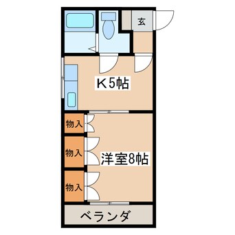 間取図 セントラルハイツ（川上町）