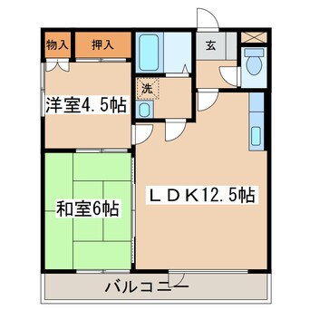 間取図 セントラルハイツ（川上町）