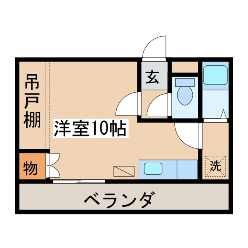 間取図 セントラルハイツ（川上町）