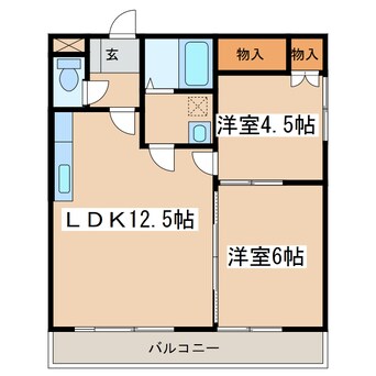 間取図 セントラルハイツ（川上町）