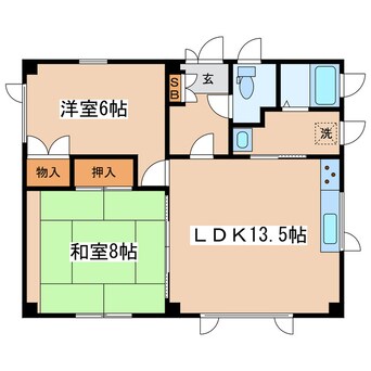 間取図 メゾーンはまなす