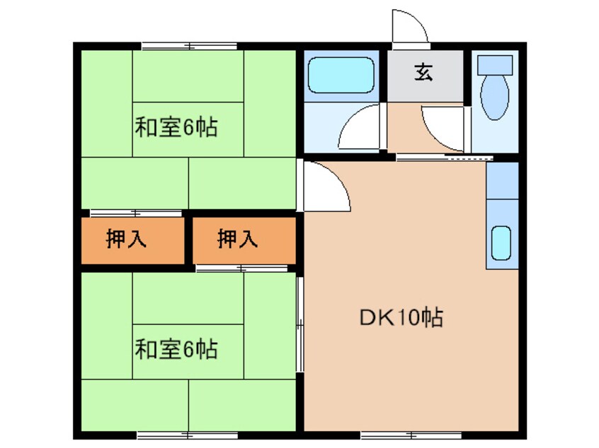 間取図 高田ハイツ