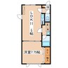 アーバンエステート浪花Ｄ 1LDKの間取り
