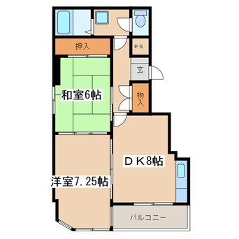 間取図 ハイツシャロム