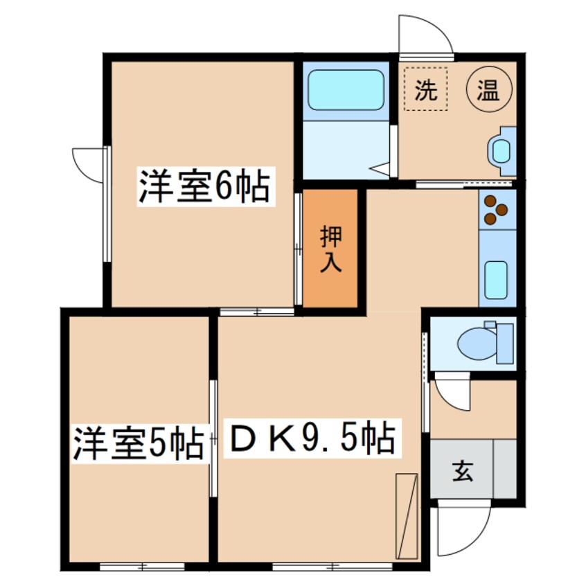 間取図 ボヌール幸