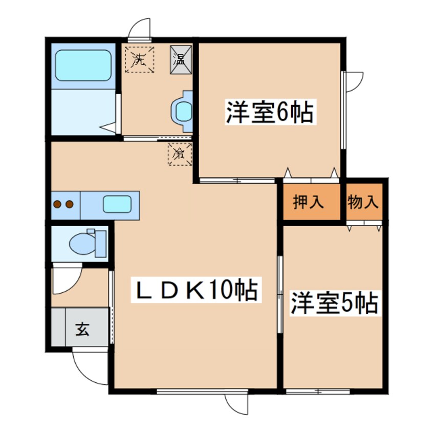 間取図 ボヌール幸