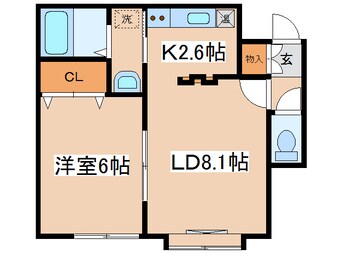 間取図 フルールエンブレーマ