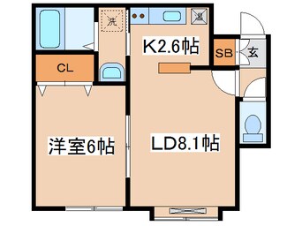 間取図 フルールエンブレーマ