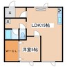 ノア 1LDKの間取り