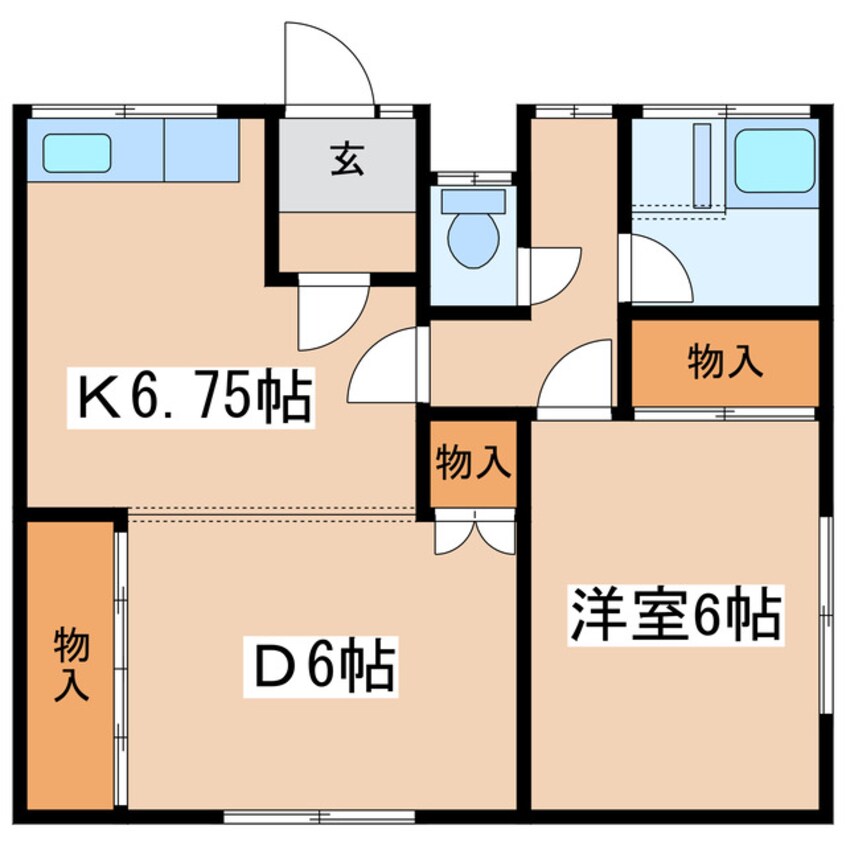 間取図 片渕マンション