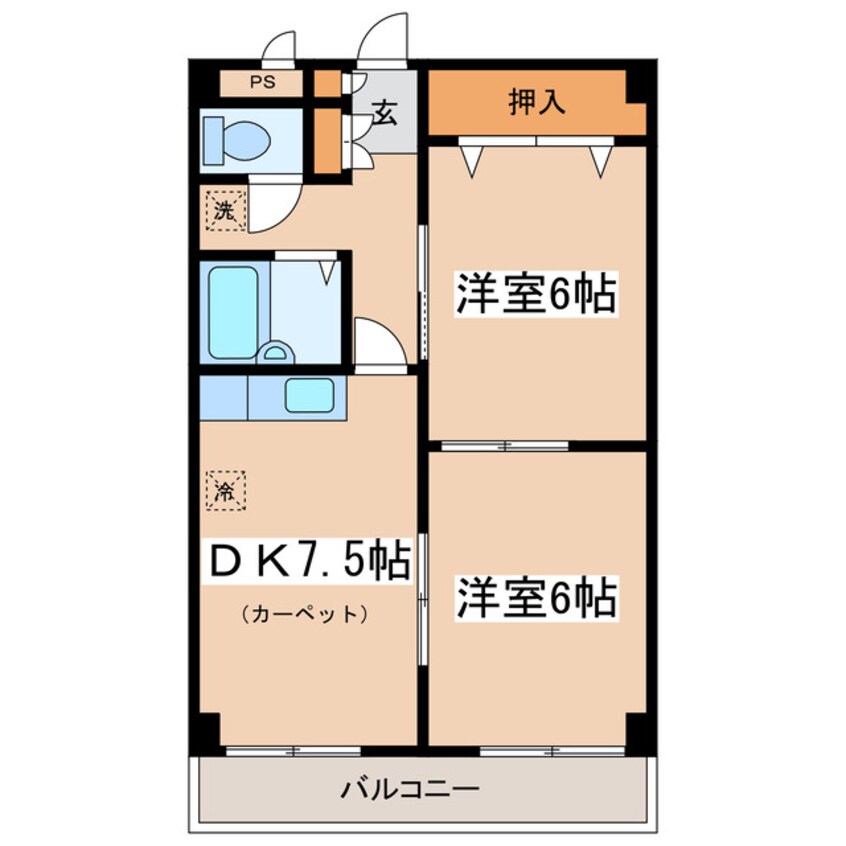 間取図 ハイツテクノス