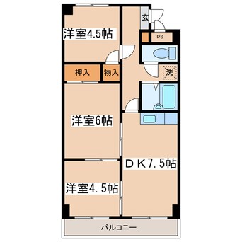 間取図 ハイツテクノス