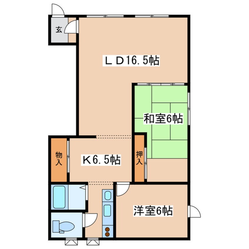 間取図 栄町７－２貸事務所・住宅