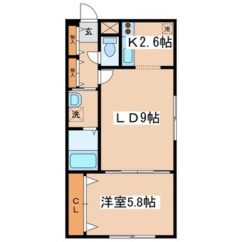 間取図 Ｐｅｒａｚｚｉ若竹