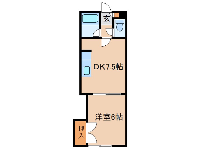 間取図 サンハイツ若草