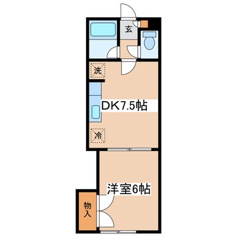 間取図 サンハイツ若草