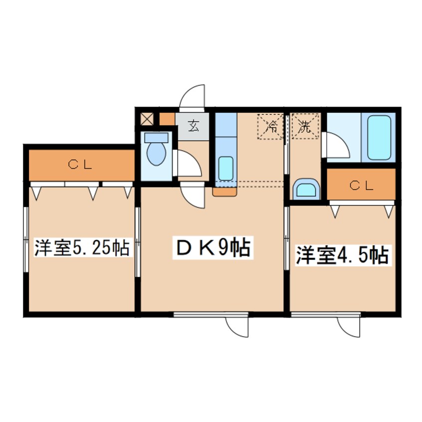 間取図 メゾンシエルブウル