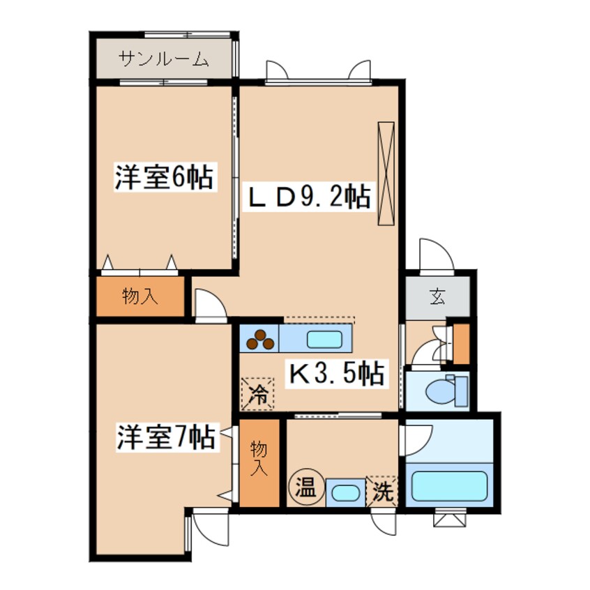 間取図 CASA GRASIA