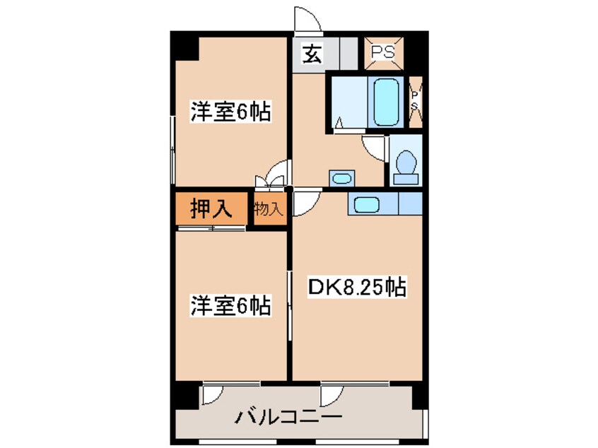 間取図 クレインビル