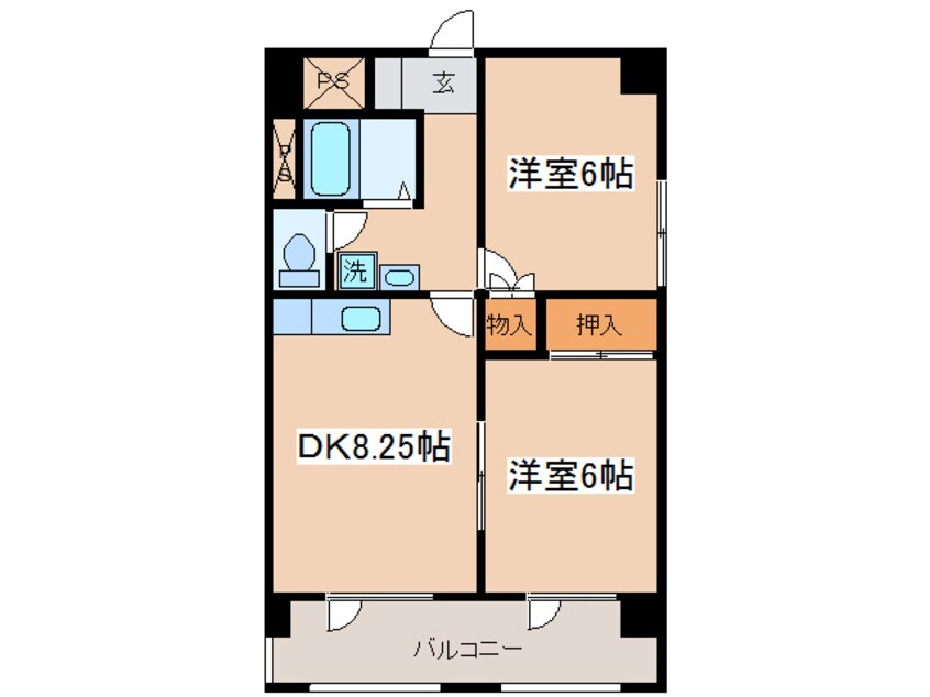 間取図 クレインビル