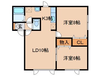 間取図 ドマーニ共栄