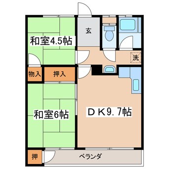 間取図 フランセマンション