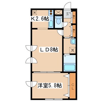 間取図 Ｐｅｒａｚｚｉ暁