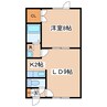 ラ・ディッシュ 1LDKの間取り