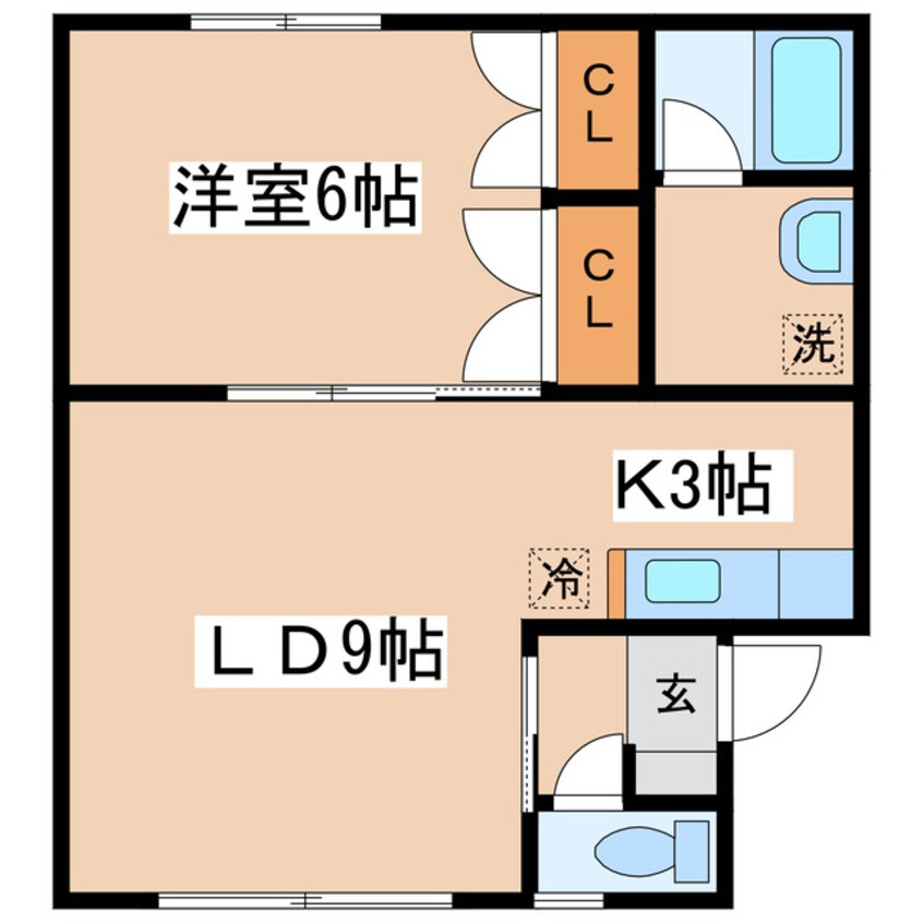 間取図 プライフ大輝