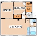 富士見マンションの間取図