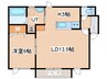 OTAFUKU一番館 1LDKの間取り