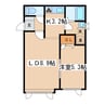レジデンス城山Ⅰ 1LDKの間取り