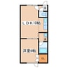 FUNNY　PLACE 1LDKの間取り