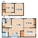 興津2-9-6貸家の間取図