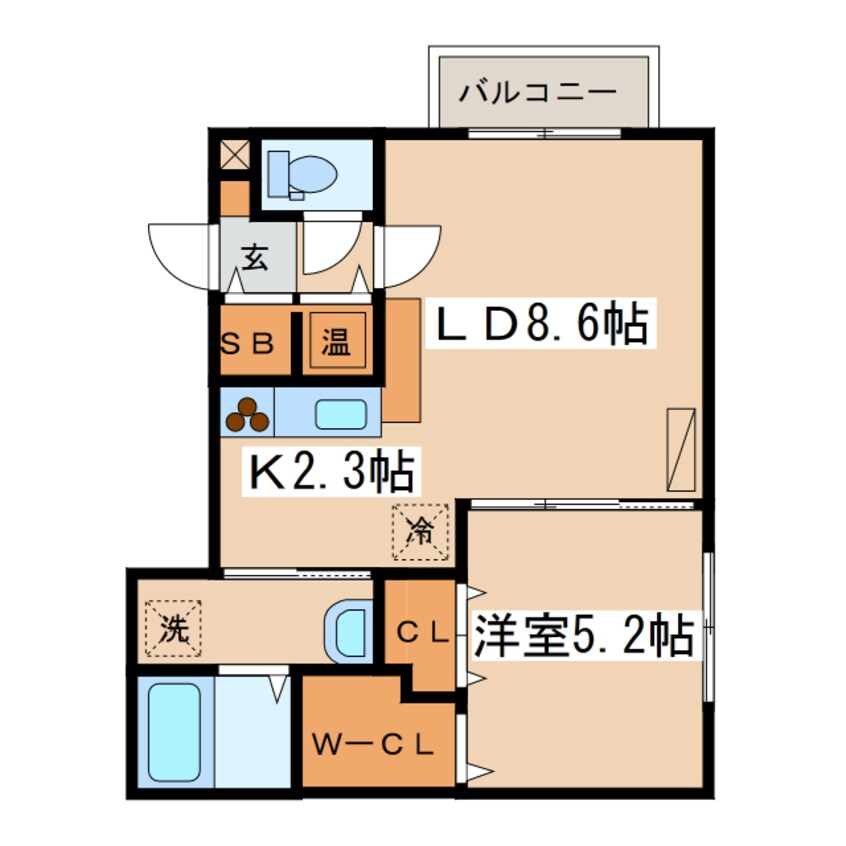 間取図 ＱＵＡＲＴＥＴ（カルテット）