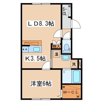 間取図 Liebe　Nord