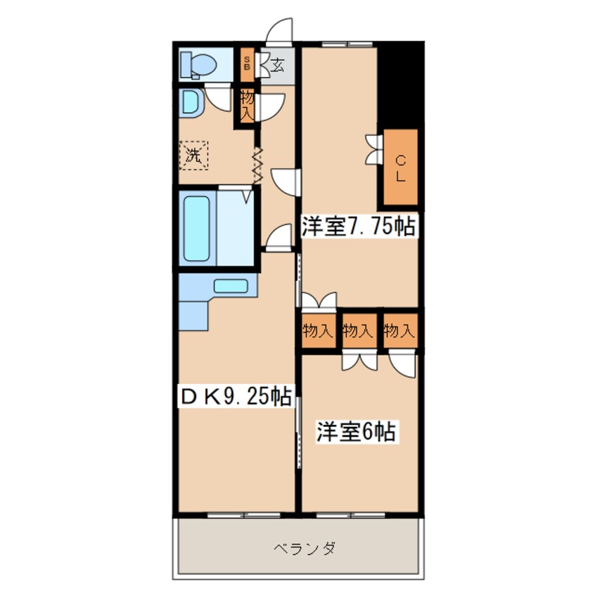 間取図 ホワイトハウス（柏木町）