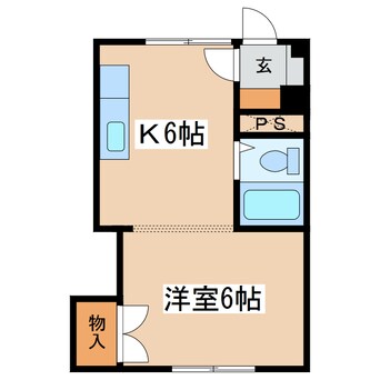 間取図 コーポラスミミ