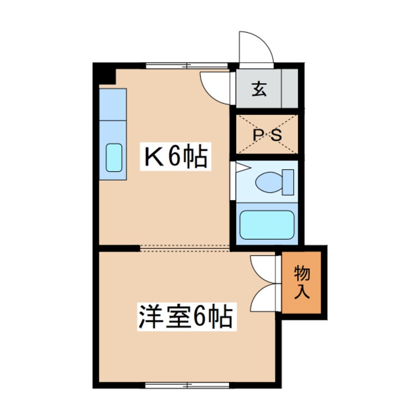 間取図 コーポラスミミ