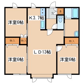 間取図 ハイツラルゴ