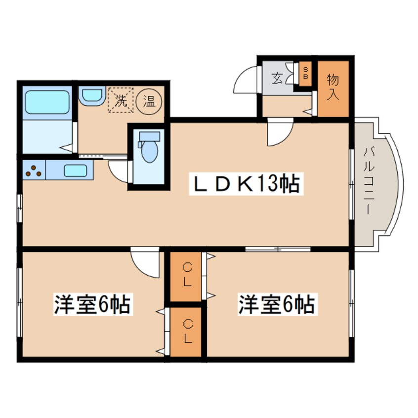 間取図 グリーンヒルズ（住吉）