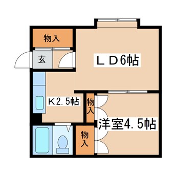 間取図 あかね荘